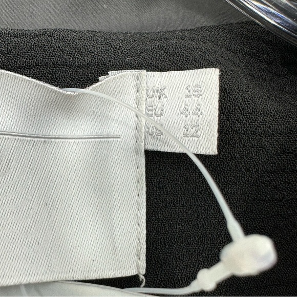 ASOS White Label NWT Tuxedo Style Dress Coat Duster Double Breasted Black Sz 12 - Picture 6 of 7